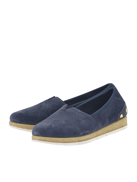 Fun Race Anatomic Women's Slip-Ons Leather Navy Blue