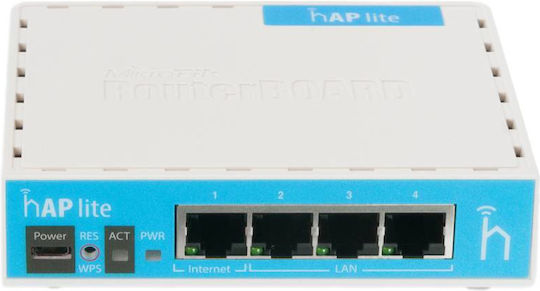 MikroTik hAP Lite Zugangspunkt Wi‑Fi 4 Einzelband (2,4 GHz)