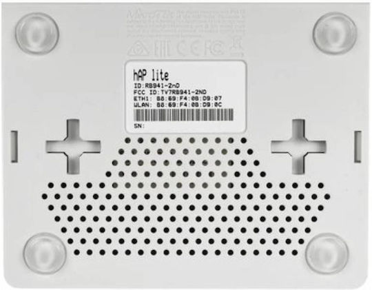 MikroTik hAP Lite Zugangspunkt Wi‑Fi 4 Einzelband (2,4 GHz)
