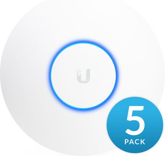 Ubiquiti UniFi AC HD Access Point Wi‑Fi 5 Dual Band (2.4 & 5GHz) σε Πενταπλό Kit