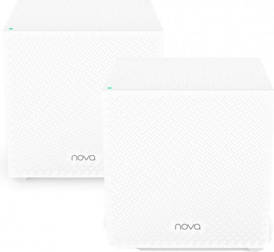 Tenda MW12 WiFi Мрежа на мрежови точки Точка за достъп Wi-Fi 5 - Wi-Fi 5 Трибандов (2.4 и 5 и 5GHz) в Двоен комплект