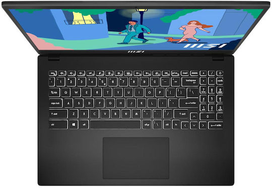 MSI Modern 15 B7M 15.6" FHD (Ryzen 5-7430U/16GB/512GB SSD/W11 Home) Classic Black (GR Keyboard)