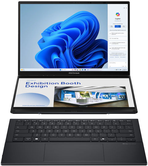 Asus ZenBook Duo 14 OLED UX8406CA-PZ067X 14" Touchscreen 120Hz (Ultra 7-255H/32GB/1TB SSD/W11 Pro) (GR Keyboard)