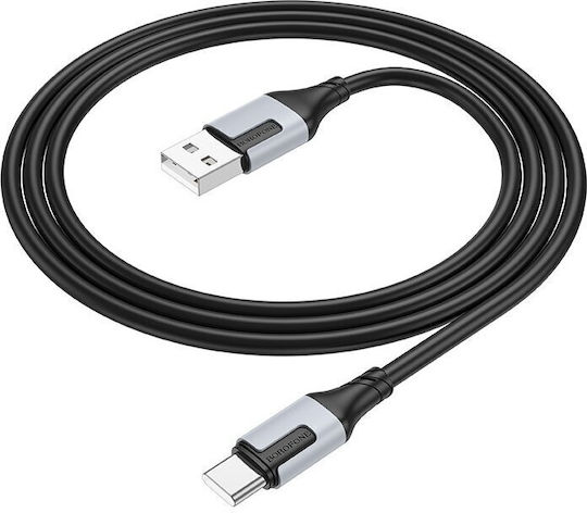 Borofone BX101 USB 2.0 Cable USB-C male - USB-C 60W PD Μαύρο 1m