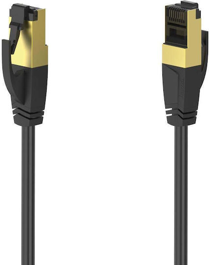 HAMA Flaches S/FTP Netzwerkkabel Ethernet 0,5m Schwarz