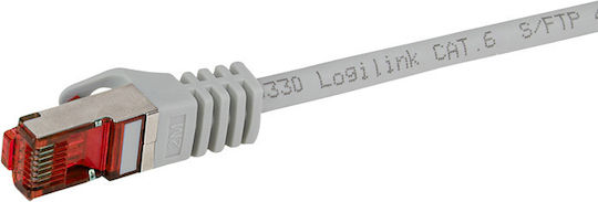 LogiLink S/FTP Cat.6 (Gigabit) Network Cable Ethernet 0.25m Gray