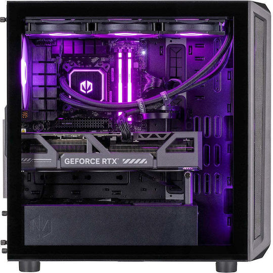 Actina Гейминг Настолен Компютър Ryzen 9-9900X 32GB DDR5 2TB SSD GeForce RTX 5090 Без Операционна Система