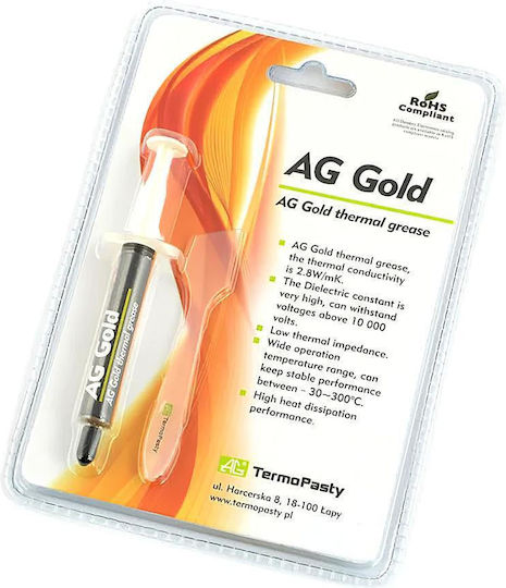 Termopasty AG Gold Thermal Paste 3gr