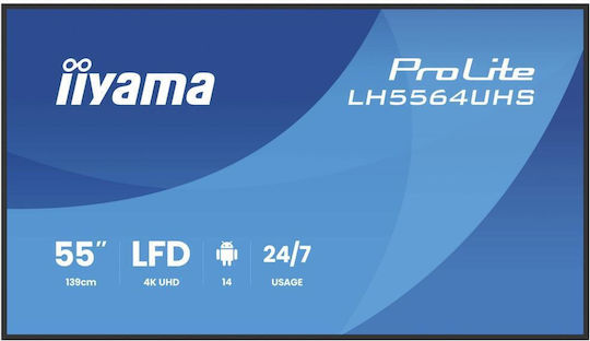 Iiyama LH5564UHS-B1AG Public Display LCD VA 4K UHD 55"