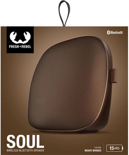 Fresh 'n Rebel Soul Ηχείο Bluetooth με Διάρκεια Μπαταρίας έως 15 ώρες Brave Bronze
