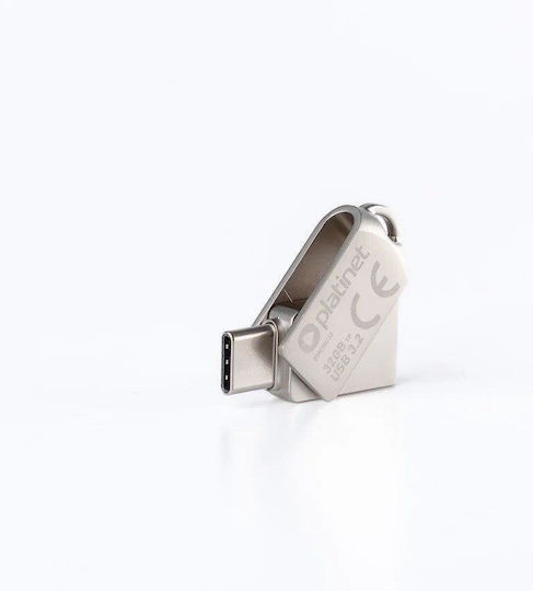 Platinet 32GB USB 3.2 Stick με σύνδεση USB-A & USB-C