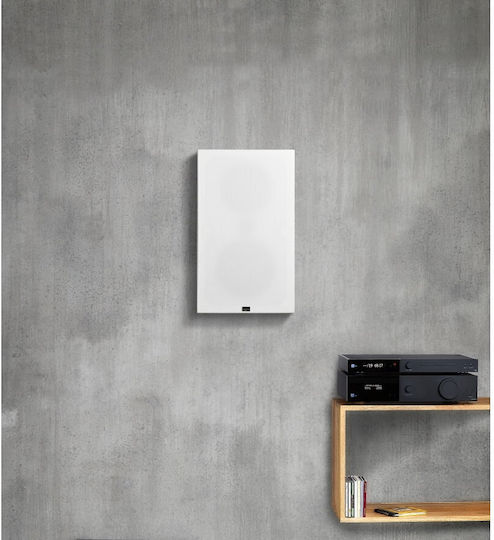 Lyngdorf Boxă Hi-Fi Perete 100W 4.5 Nr. de șoferi L34xA11.5xÎ57cm. Alb / Negru lucios / Negru