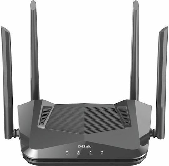 D-Link DIR-X1530 Drahtlos Router Wi-Fi 6 mit 3 Anschlüssen Gigabit Ethernet
