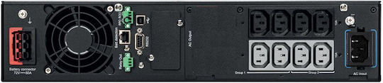 Eaton 5PX Gen2 UPS Line-Interactive 1000VA 1000W με 8 IEC Πρίζες