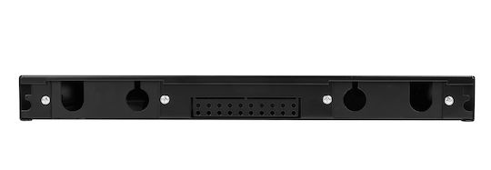 Lanberg Οπτικό Patch Panel για Rack 1U 19" Μαύρο