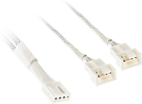 Kolink 4-Pin pwm - 4-Pin pwm / 4-Pin Fan Cable 0.35m Λευκό