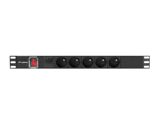 Lanberg Πολύπριζο Rack PDU-05E-0200-IEC-BK 1τμχ