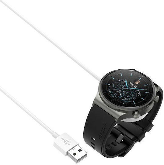 Καλώδιο Φόρτισης Usb-a Huawei Φορτιστής για Huawei Watch GT5 Pro 46mm Λευκός