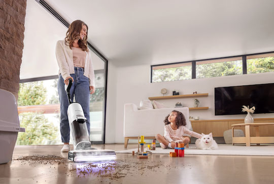 Tineco Floor One S7 Steam Plus Rechargeable Stick Vacuum 25.2V White