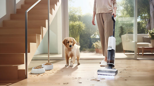 Tineco Floor One S7 Steam Plus Rechargeable Stick Vacuum 25.2V White