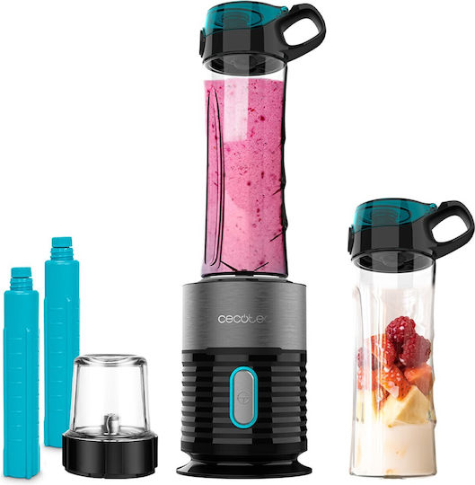 Cecotec Power Titanium Μπλέντερ με Πλαστική Κανάτα 650 ml 650W Inox