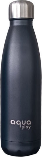 Aquaplay Bottle Thermos Stainless Steel 500ml Black