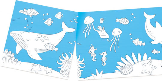 Creative Kit Hape Coloring Paper Roll Ocean