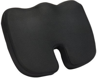 Vevor Seat Cushion with Memory Foam 43.5x33x8.3cm Black LYDCGZDHMNJ0V30SJ001V0