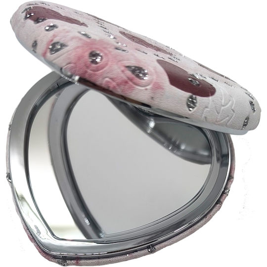 Gift-Me Makeup Mirror Purse 7.5x7.5cm Purple