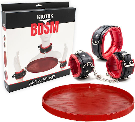 Kiotos Servant BDSM Kit σε Μαύρο Χρώμα