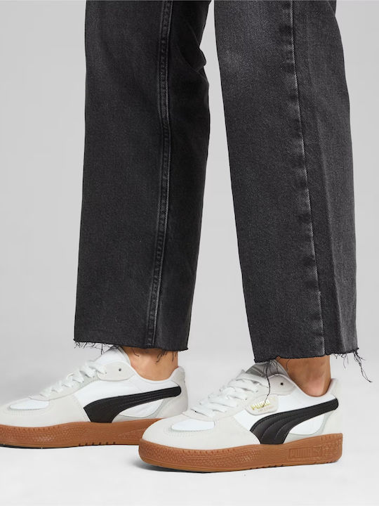 Palermo Moda Flatforms Sneakers White - Black