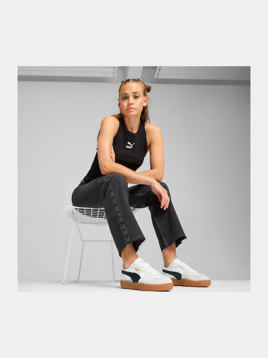 Palermo Moda Flatforms Sneakers White - Black