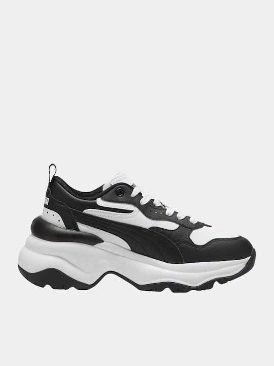 Cilia Wedge Chunky Sneakers White