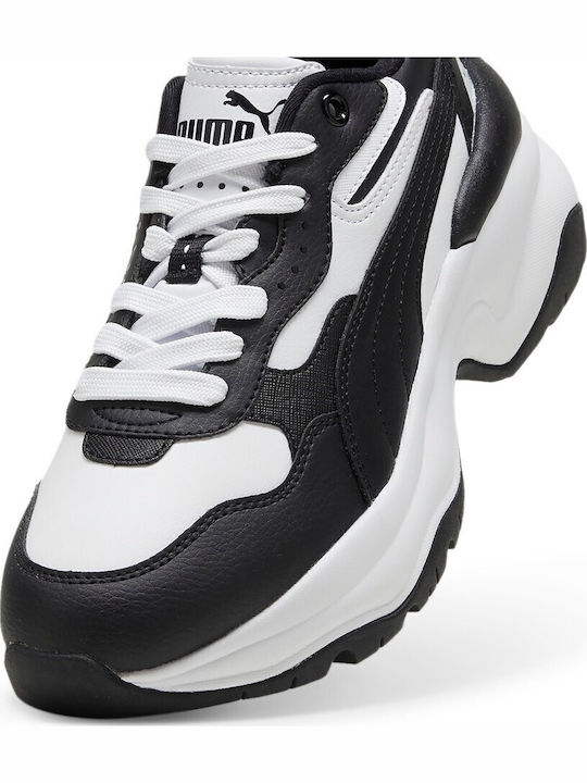 Cilia Wedge Chunky Sneakers White