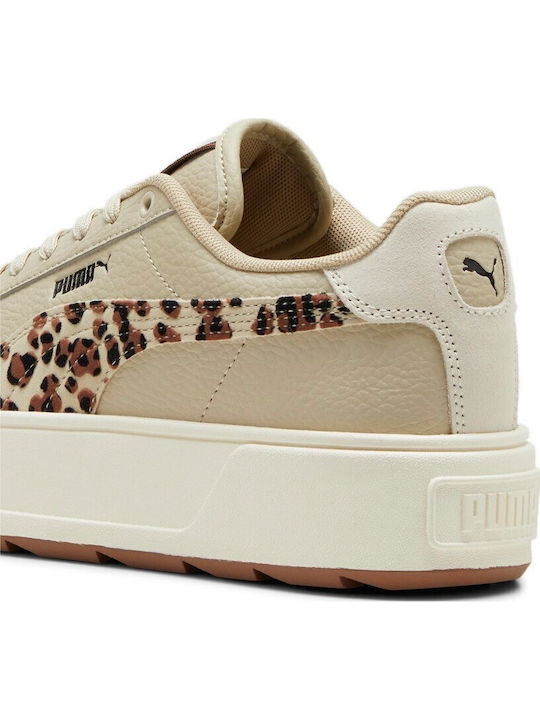 Karmen Flatforms Sneakers Beige
