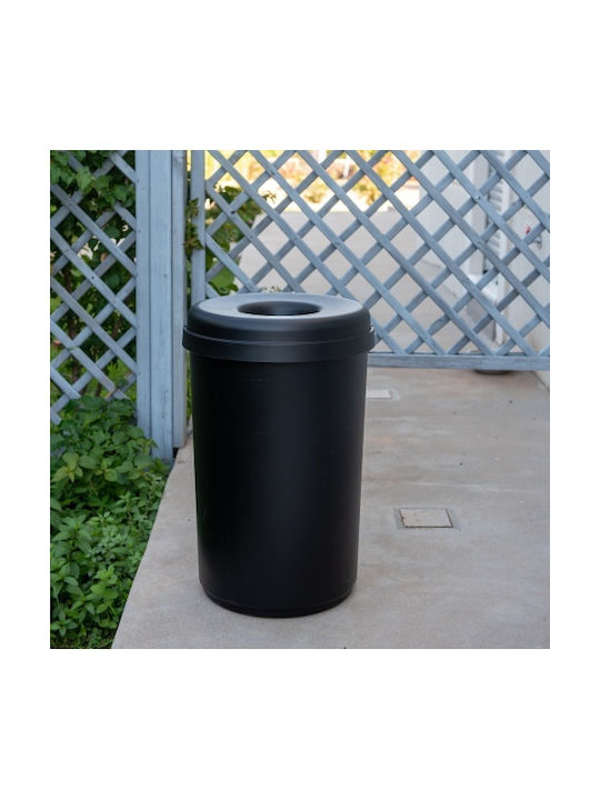 Viomes Waste Bin Recycling Plastic Black / Blue 60lt 1pcs