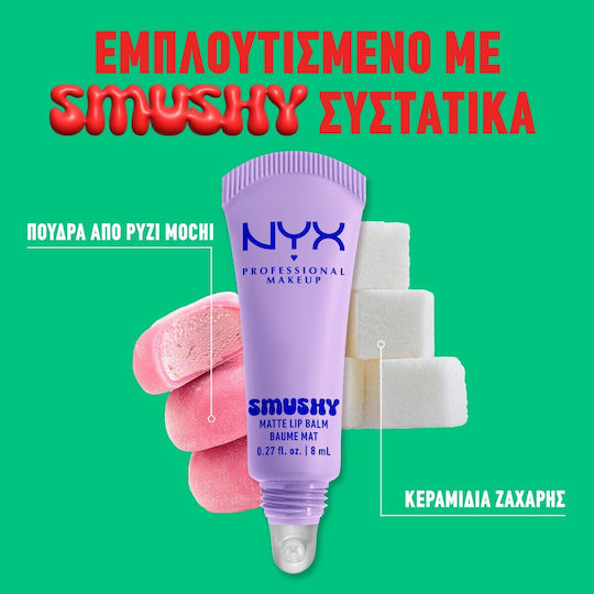 NYX Professional Makeup Smushy Lip Balm & SPF8 06 Soft Smile 8ml