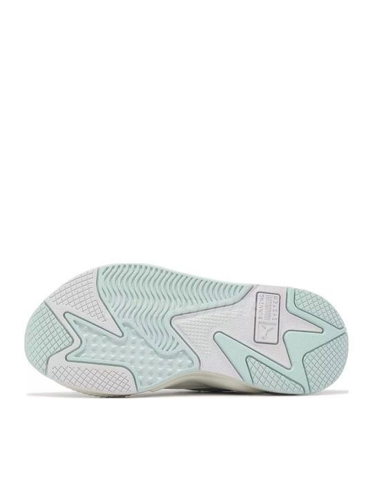 Rs-X Soft Дамски Чънки Сникърси Puma Бели-Спокойно Сини