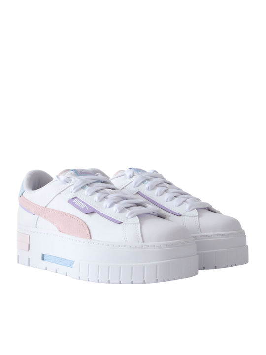 PUMA Mayze Crashed Sneakers Weiße PUMA Mayze Crashed Sneakers Weiße