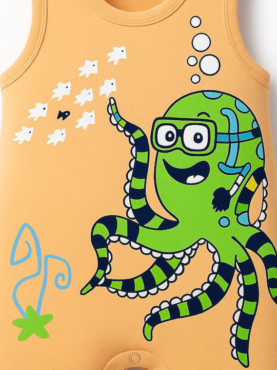 Beboulino Baby-Strampler Orange