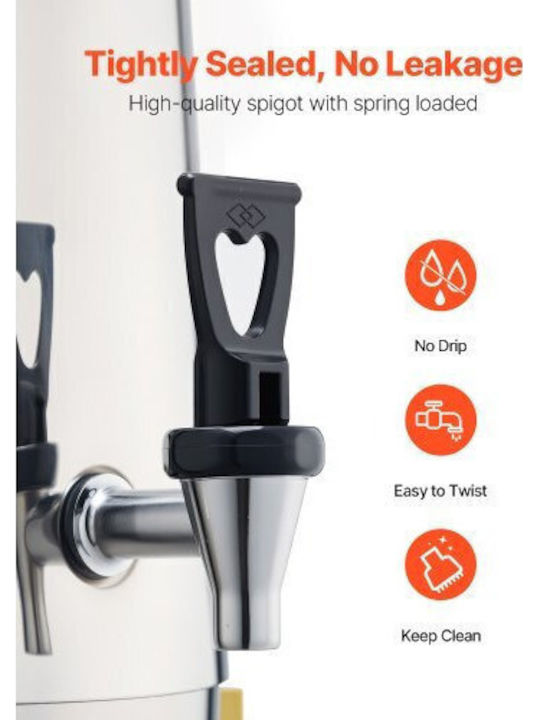 Vevor Dispenser Hot & Cold Beverages 13lt L29 x W29 x H53 cm