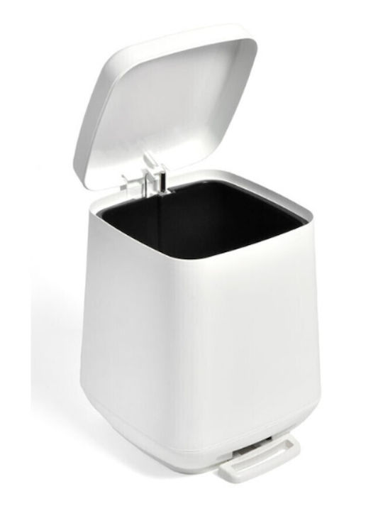 Viopsyctr Plastic Bathroom Basket Soft Close 7lt White