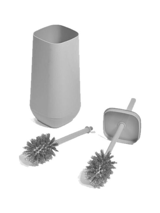 Viopsyctr Kunststoff Badezimmer Toilettenbürste Gray