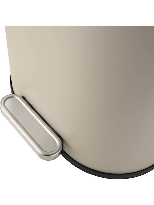 Ovoid 02-21450 Metallic Bathroom Bin Soft Close 6lt Brown