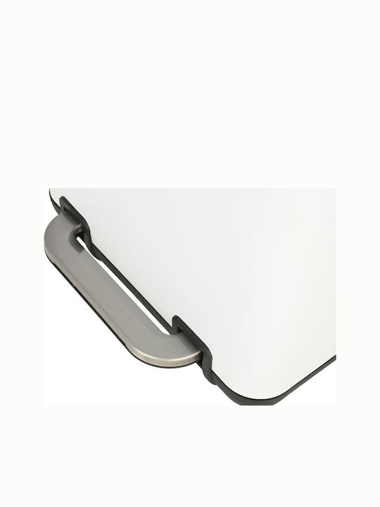 Estia Bathroom Trash Can Cubic Soft Close 6L White