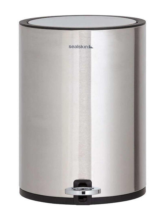 Geesa 362412404-110 Inox Καλαθάκι Μπάνιου 3lt Ασημί