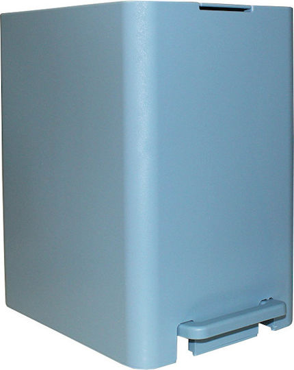 Viomes Plastic Bathroom Basket Soft Close 7lt Light Blue
