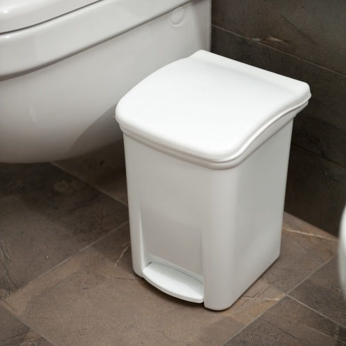 Viomes 155 137.155 Plastic Bathroom Basket 7.5lt White