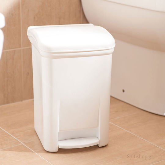 Viomes 155 137.155 Plastic Bathroom Basket 7.5lt White