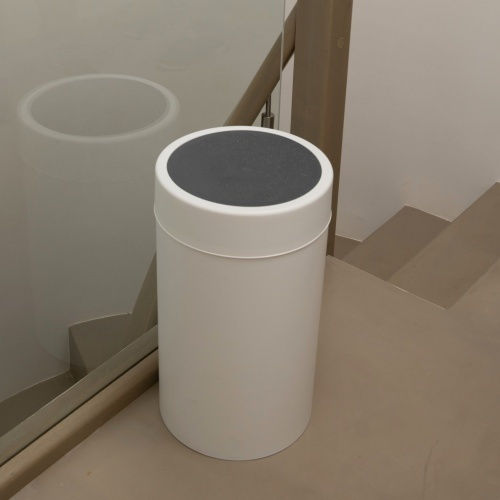 Viomes 051003 Plastic Waste Bin 7lt White